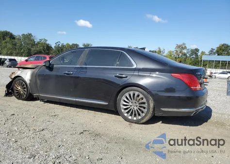 2018 Genesis G90 Ultimate z USA, uszkodzony, nr VIN KMHG54JH8JU049335